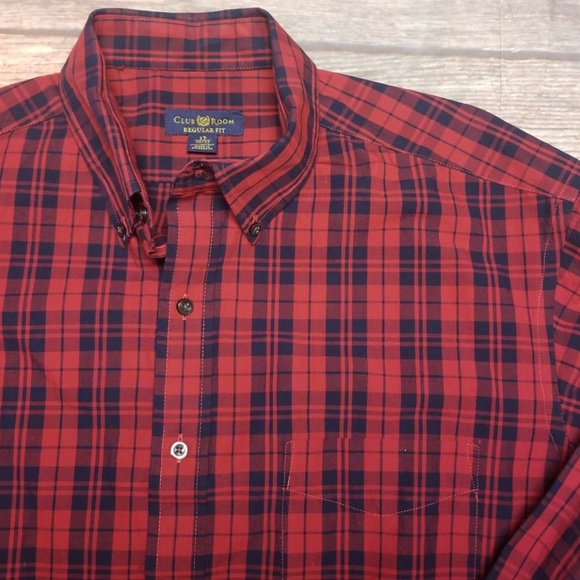 ✔ Club Room regular fit plaid shirt - Picture 4 of 6